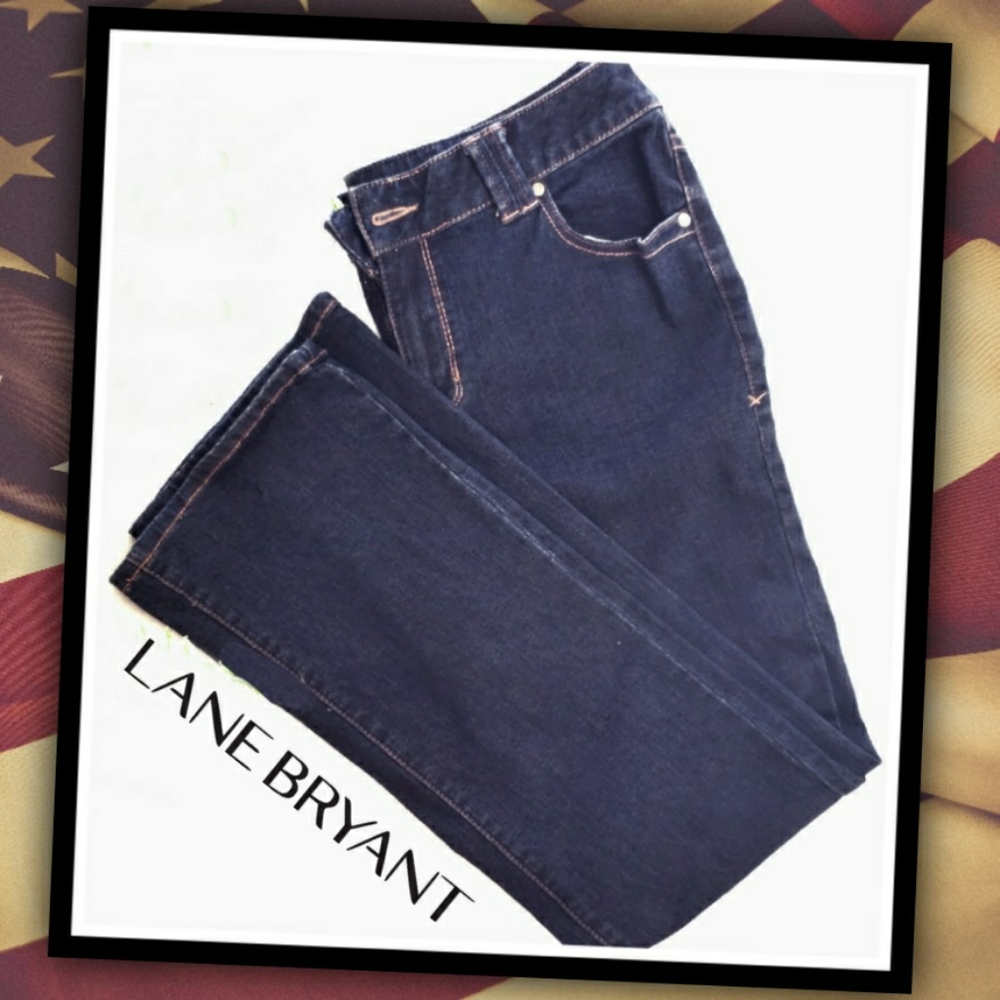 ❤️‍🔥NEW 💝 LANE BRYANT Slim Boot Jeans #LB008116B
